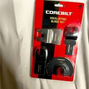 CoreBilt oscillating 4PC Blade set New Unopened
